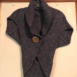 Shrug crop sweater